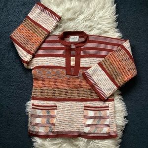 ⚡️Vintage earthy hippie 70s knit sweater